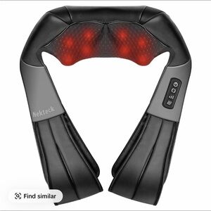 Nekteck Shiatsu Neck and Back Massager NEW STILL SEALED